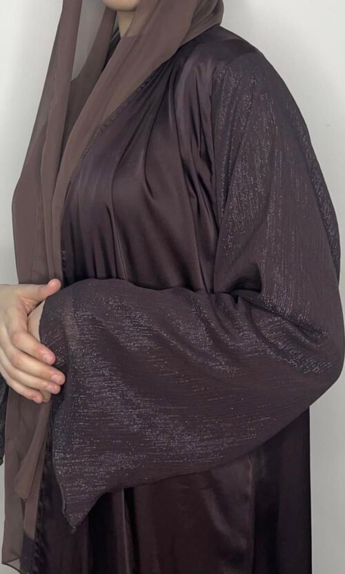 عبايه الاورغنزا لون بني