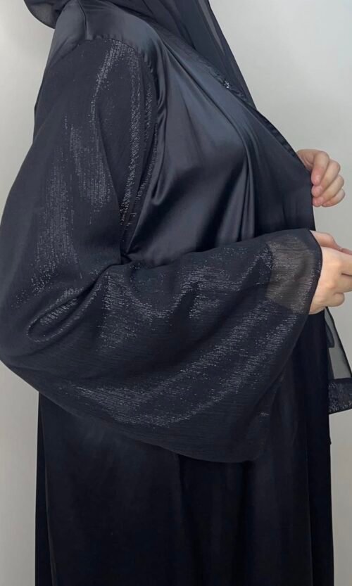 عبايه الاورغنزا لون اسود
