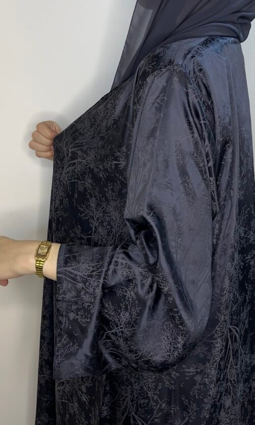 العبايه المشجره لون رمادي