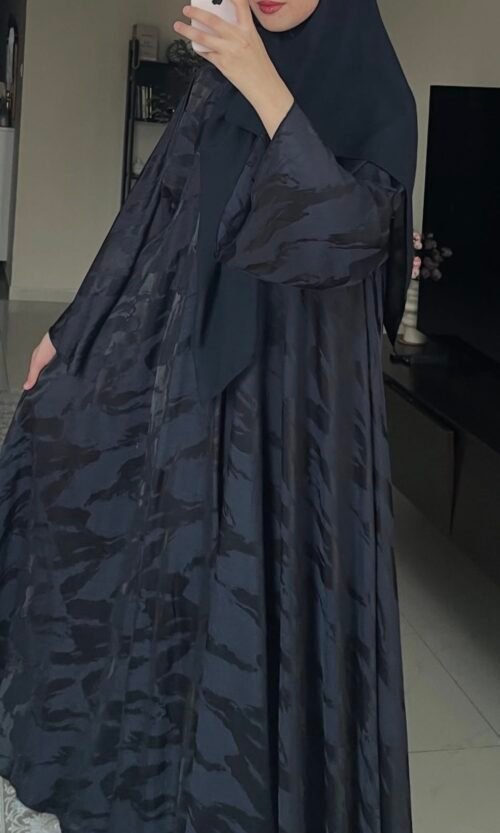 عبايه غيمه لون كحلي