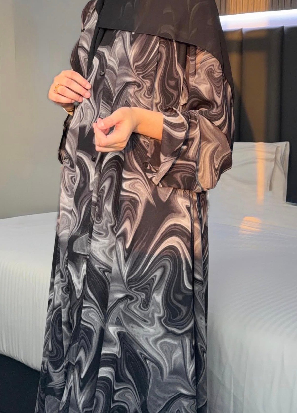 عبايه فاطمه لون أسود